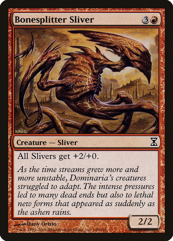 Bonesplitter Sliver (149) [Time Spiral]