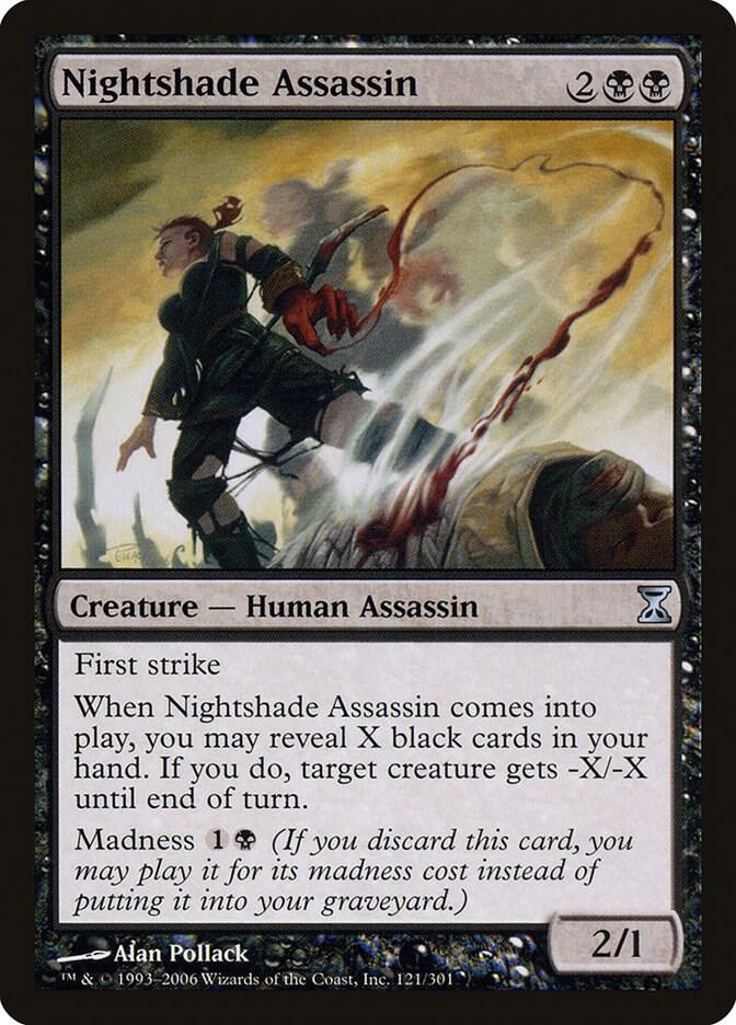Nightshade Assassin (121) [Time Spiral]