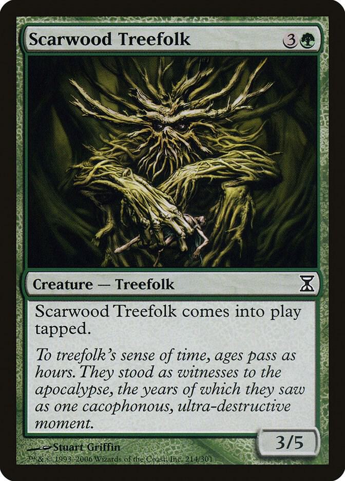 Scarwood Treefolk (214) [Time Spiral]