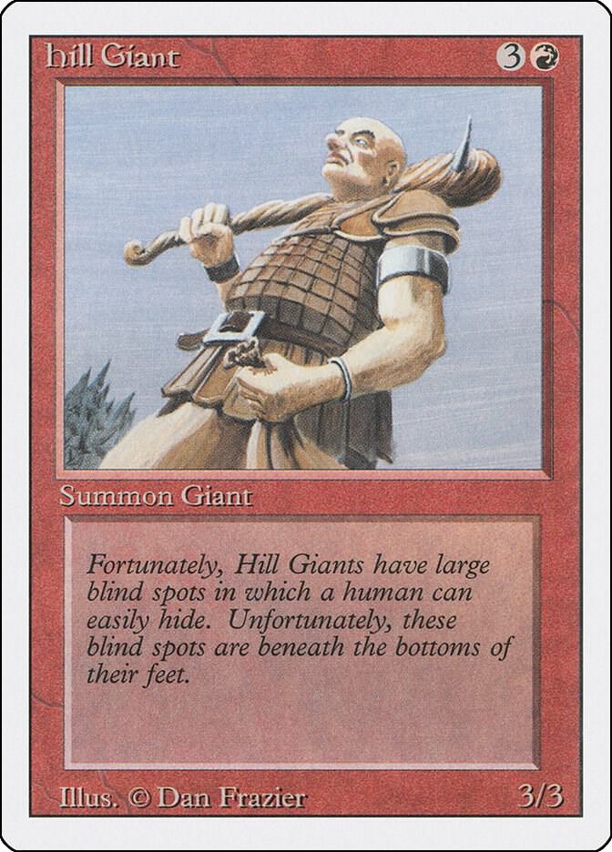 Hill Giant (158) [Revised Edition]