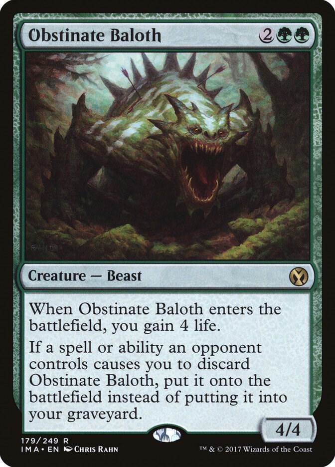 Obstinate Baloth (179) [Iconic Masters]