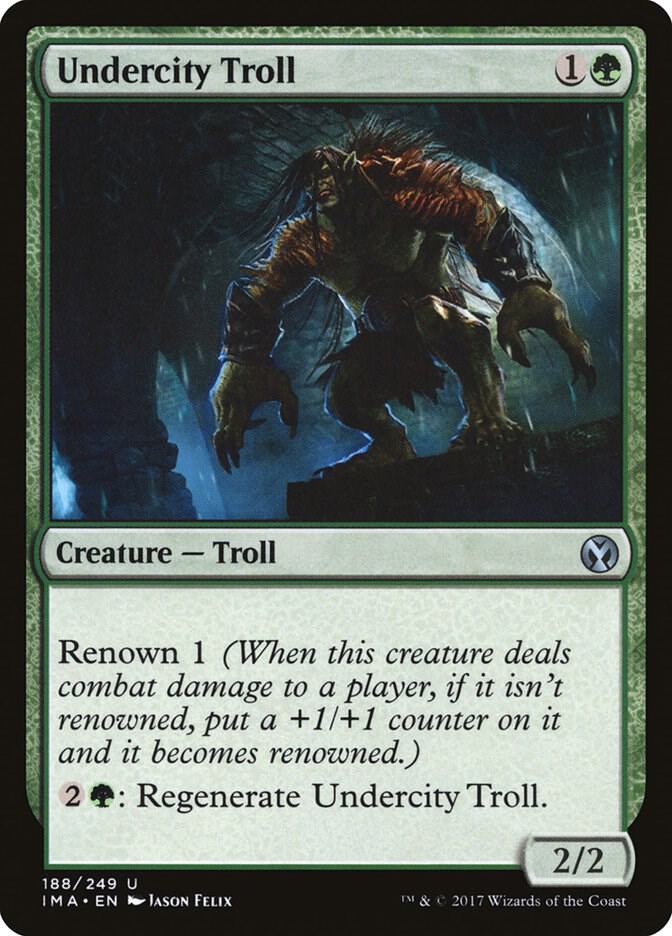 Undercity Troll (188) [Iconic Masters]