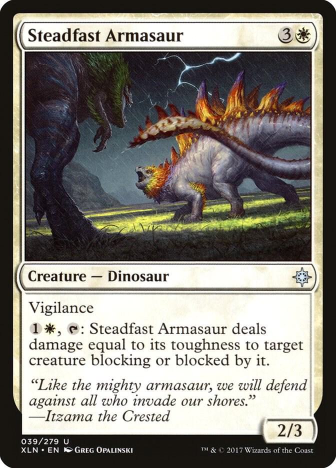 Steadfast Armasaur (39) [Ixalan]