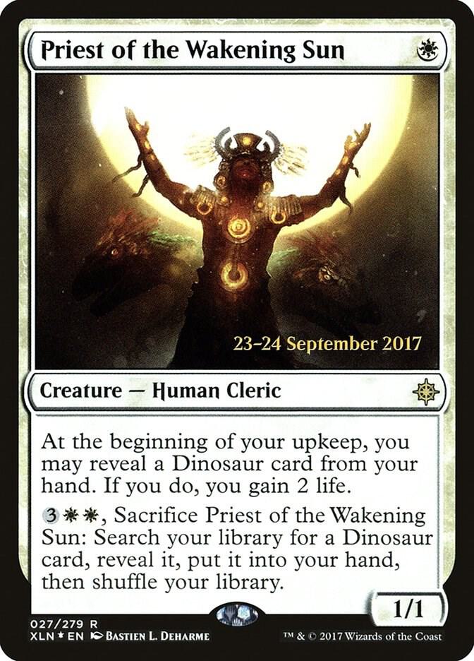 Priest of the Wakening Sun (27) [Prerelease Cards]