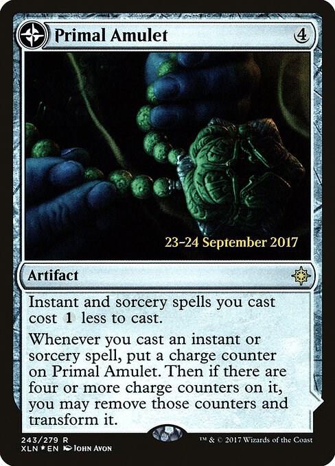 Primal Amulet (243) [Prerelease Cards]