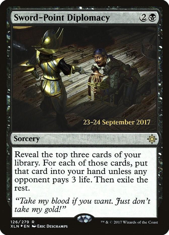 Sword-Point Diplomacy (126) [Prerelease Cards]