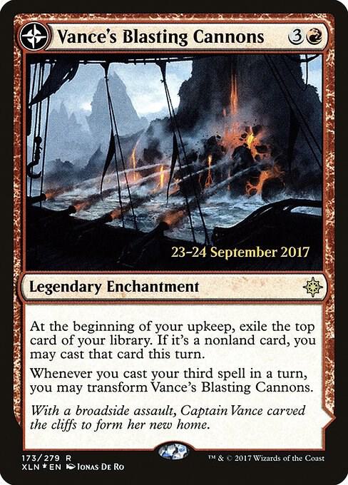 Vance's Blasting Cannons (173) [Prerelease Cards]