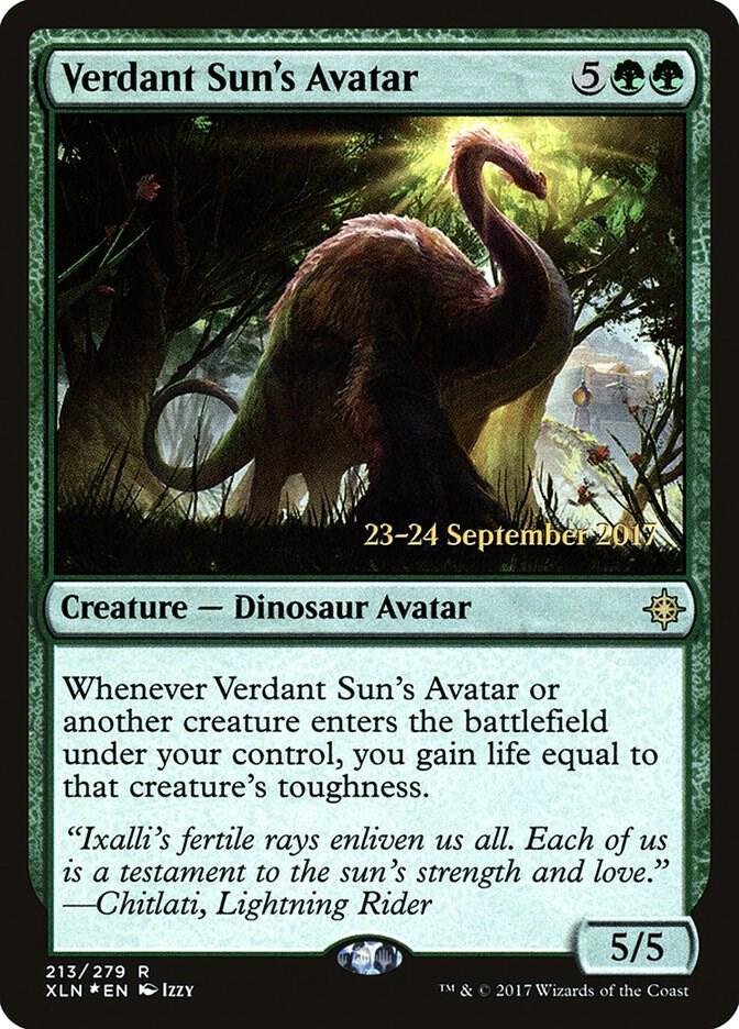 Verdant Sun's Avatar (213) [Prerelease Cards]