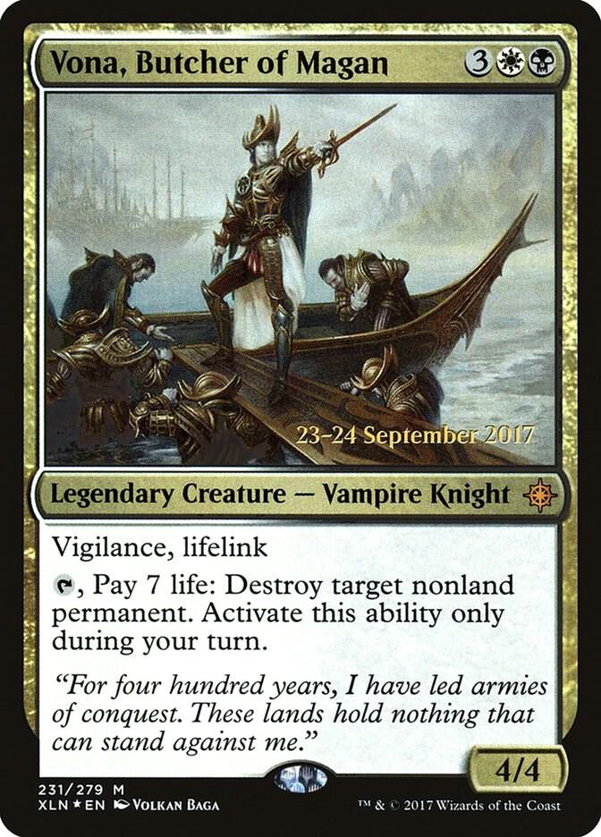 Vona, Butcher of Magan (231) [Prerelease Cards]