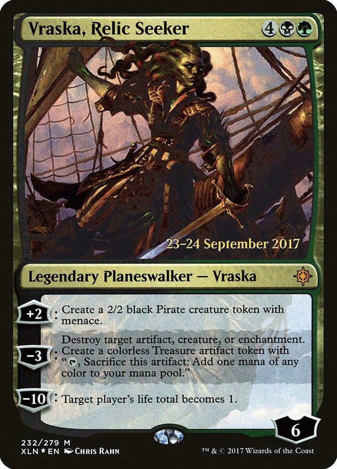 Vraska, Relic Seeker (232) [Prerelease Cards]