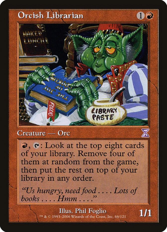 Orcish Librarian (66) [Time Spiral Timeshifted]