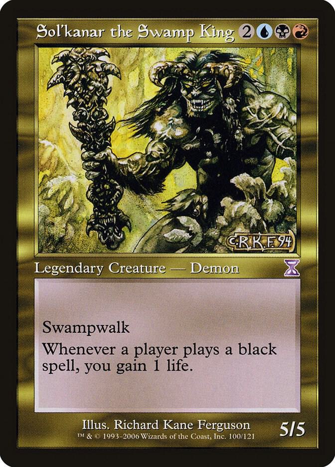Sol'kanar the Swamp King (100) [Time Spiral Timeshifted]