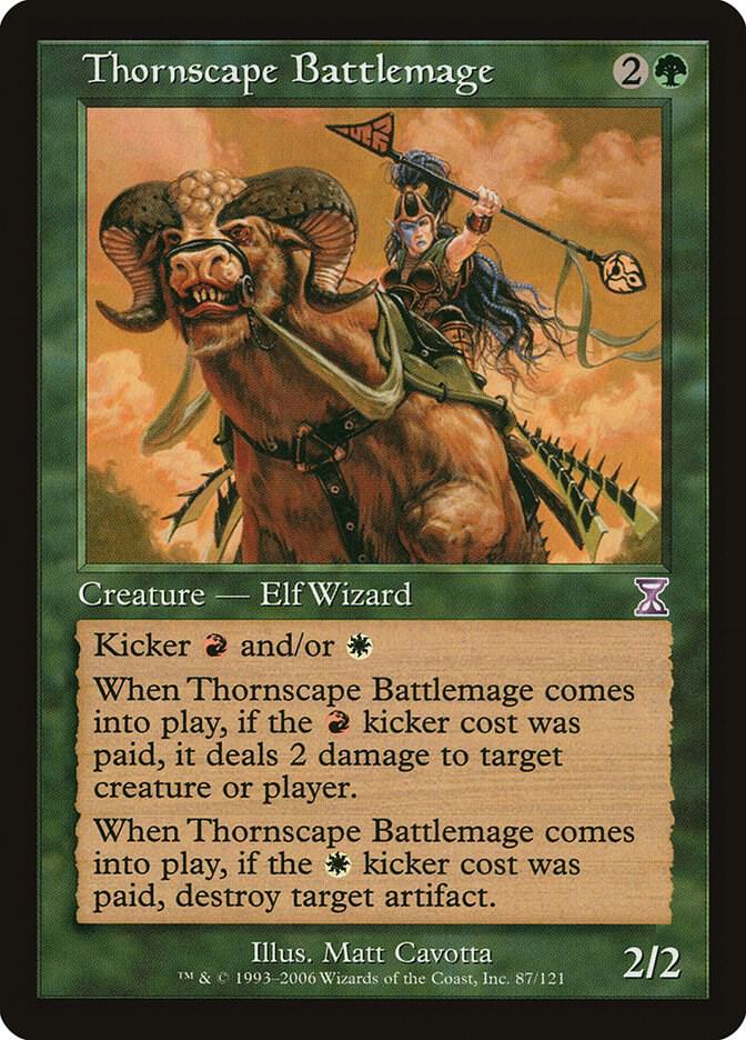 Thornscape Battlemage (87) [Time Spiral Timeshifted]
