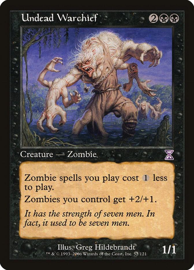 Undead Warchief (52) [Time Spiral Timeshifted]