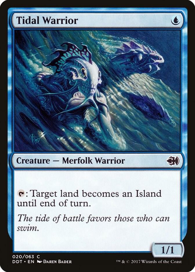 Tidal Warrior (20) [Duel Decks: Merfolk vs. Goblins]