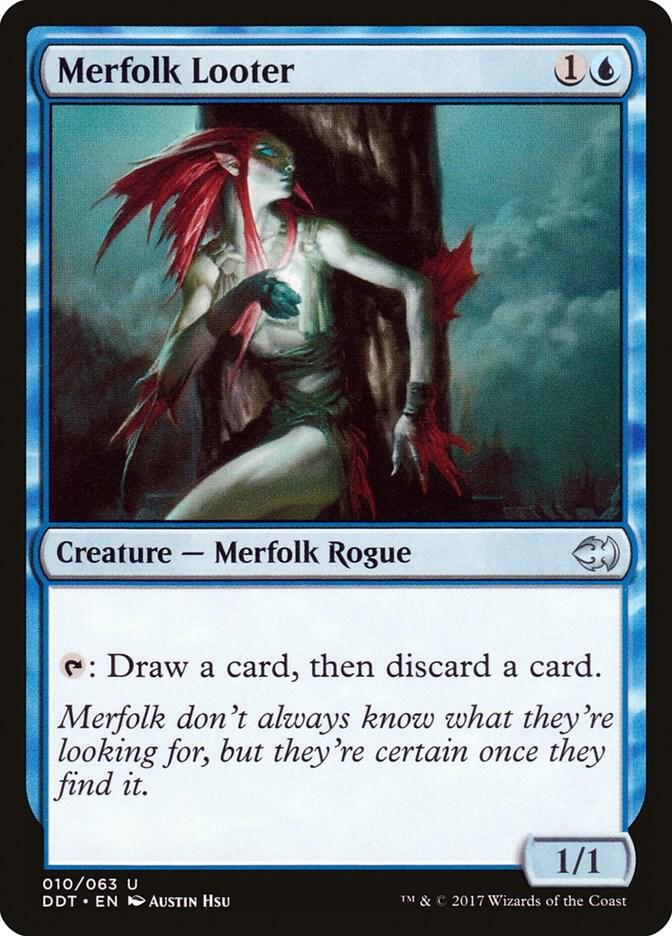 Merfolk Looter (10) [Duel Decks: Merfolk vs. Goblins]