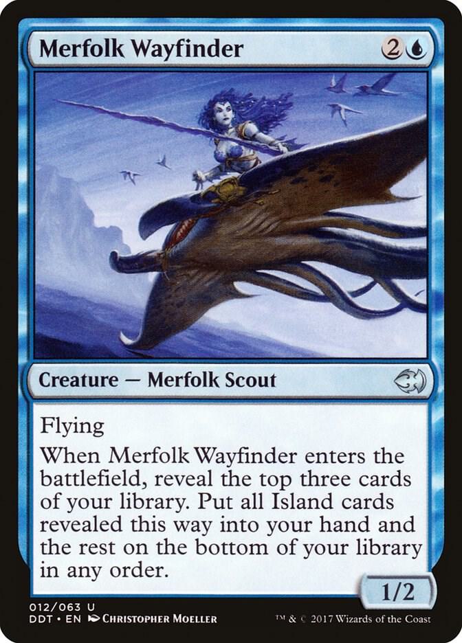 Merfolk Wayfinder (12) [Duel Decks: Merfolk vs. Goblins]
