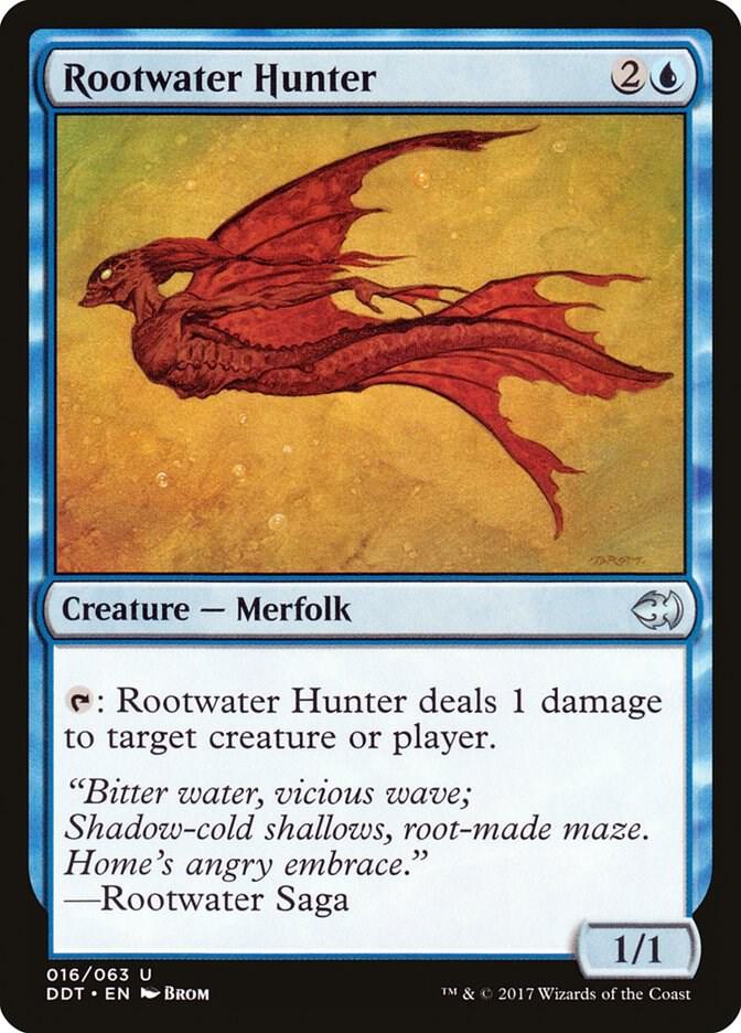 Rootwater Hunter (16) [Duel Decks: Merfolk vs. Goblins]