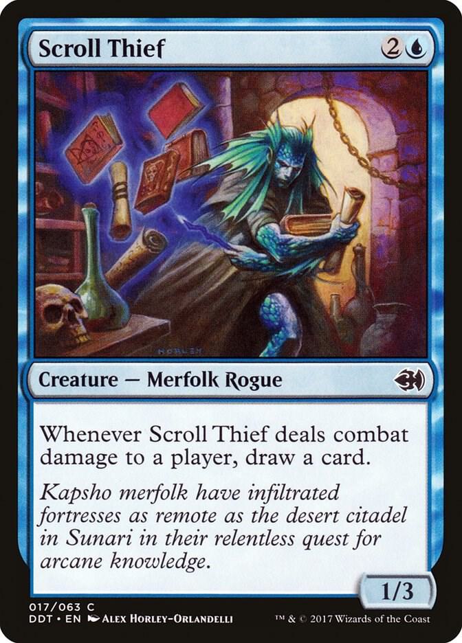 Scroll Thief (17) [Duel Decks: Merfolk vs. Goblins]