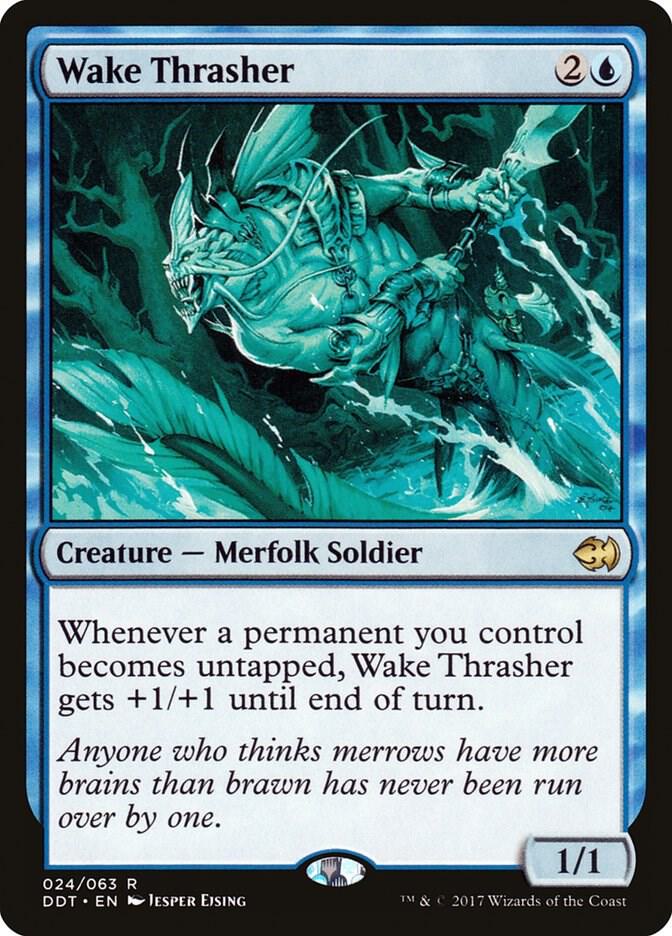 Wake Thrasher (24) [Duel Decks: Merfolk vs. Goblins]