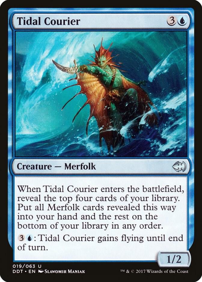 Tidal Courier (19) [Duel Decks: Merfolk vs. Goblins]