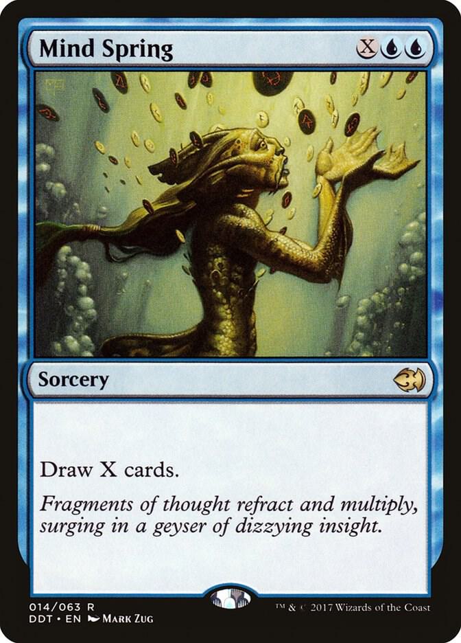 Mind Spring (14) [Duel Decks: Merfolk vs. Goblins]