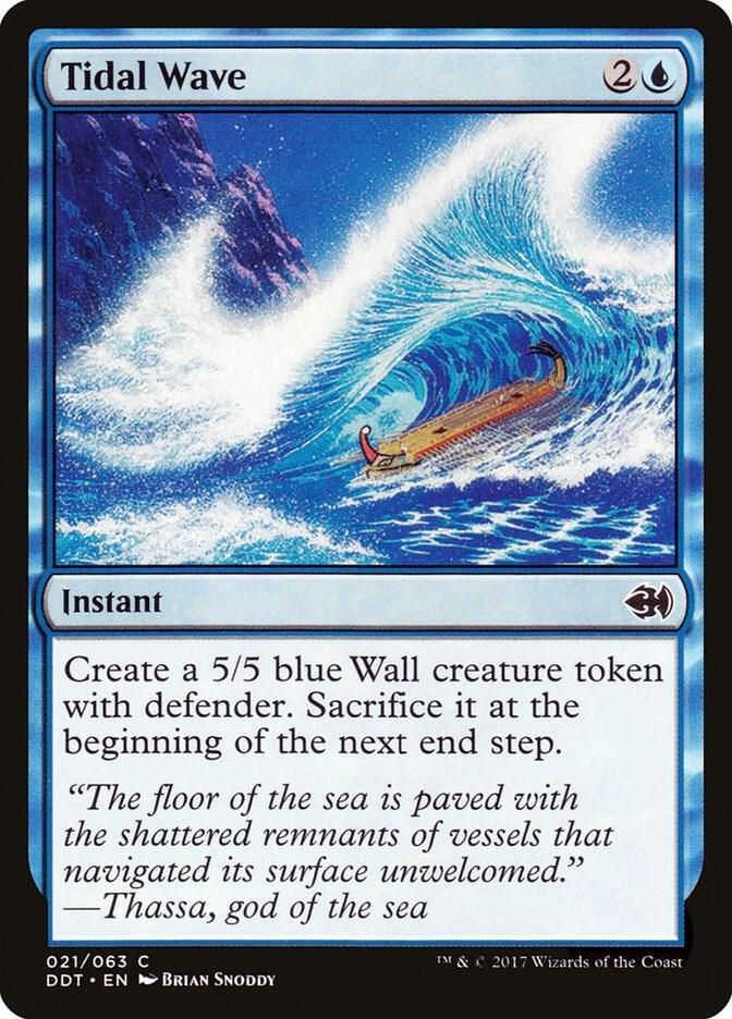 Tidal Wave (21) [Duel Decks: Merfolk vs. Goblins]