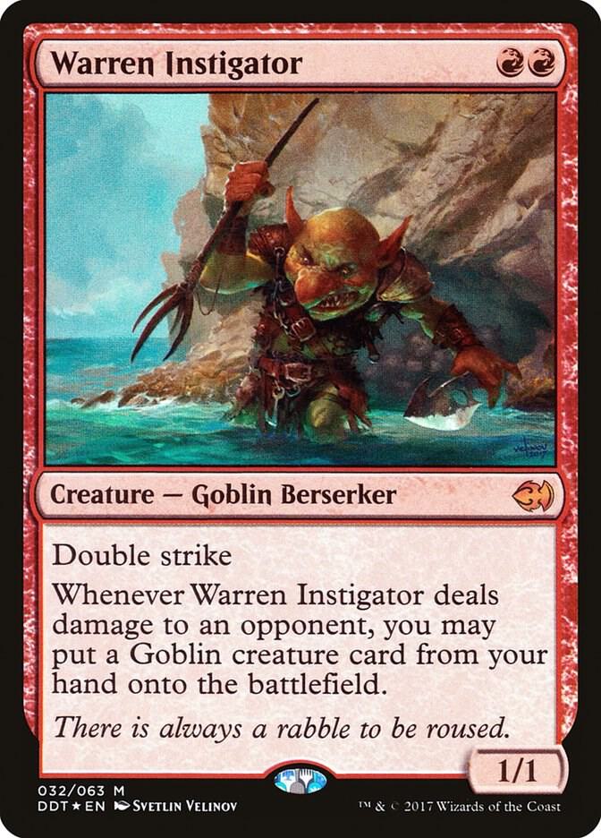 Warren Instigator (32) [Duel Decks: Merfolk vs. Goblins]