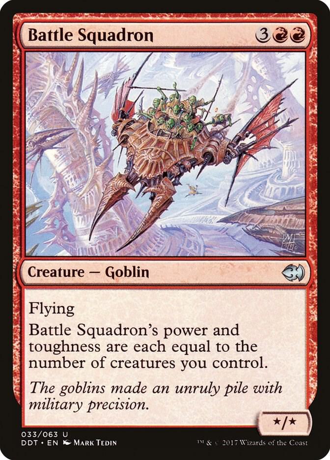 Battle Squadron (33) [Duel Decks: Merfolk vs. Goblins]