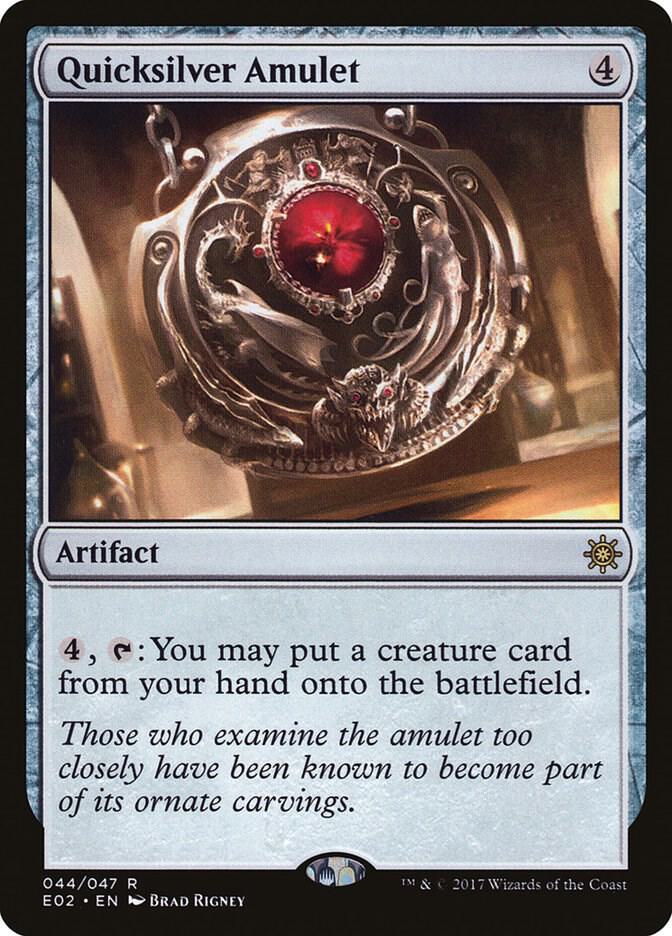 Quicksilver Amulet (44) [Explorers of Ixalan]