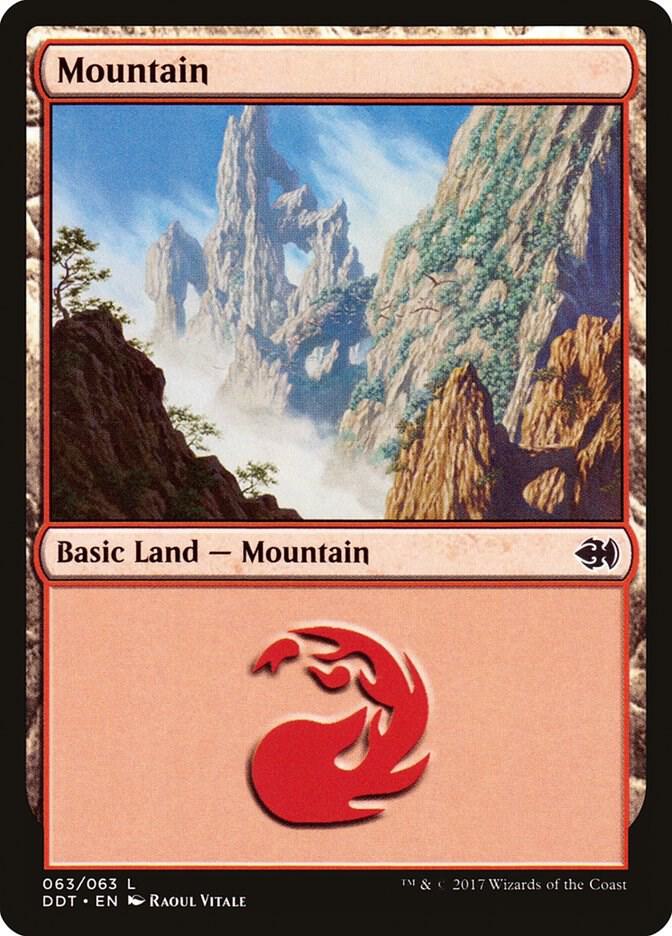 Mountain (063) [Duel Decks: Merfolk vs. Goblins]