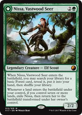 Nissa, Vastwood Seer (15) [From the Vault: Transform]