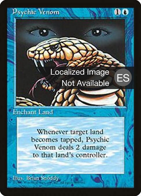 Psychic Venom (96) [Fourth Edition Foreign Black Border]