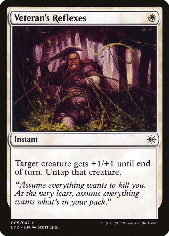 Veteran's Reflexes (5) [Explorers of Ixalan]