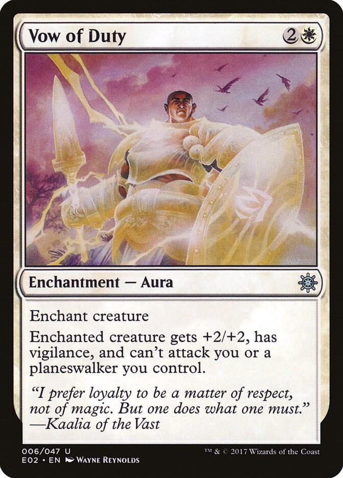 Vow of Duty (6) [Explorers of Ixalan]