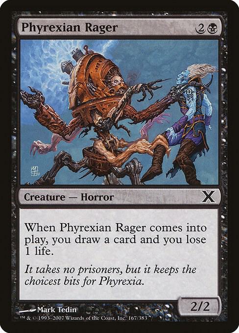 Phyrexian Rager (167) [Tenth Edition]