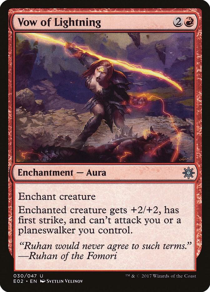 Vow of Lightning (30) [Explorers of Ixalan]