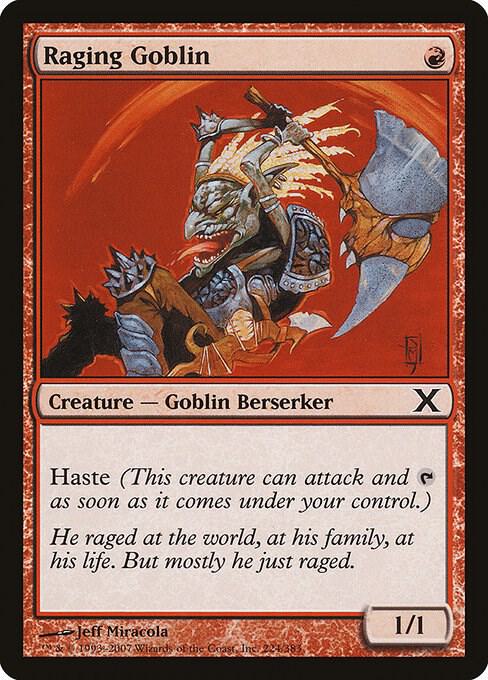Raging Goblin (224) [Tenth Edition]