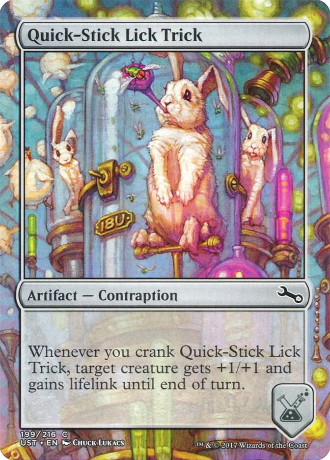 Quick-Stick Lick Trick (199) [Unstable] [Borderless]