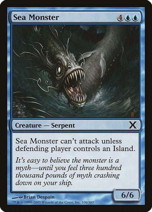 Sea Monster (106) [Tenth Edition]