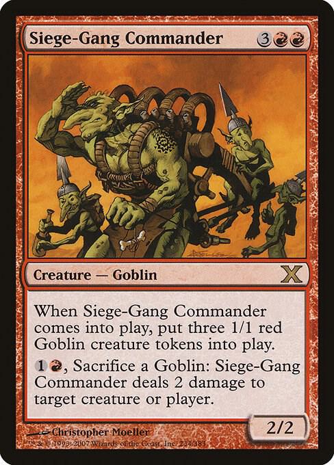 Siege-Gang Commander (234) [Tenth Edition]