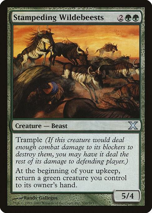 Stampeding Wildebeests (300) [Tenth Edition]