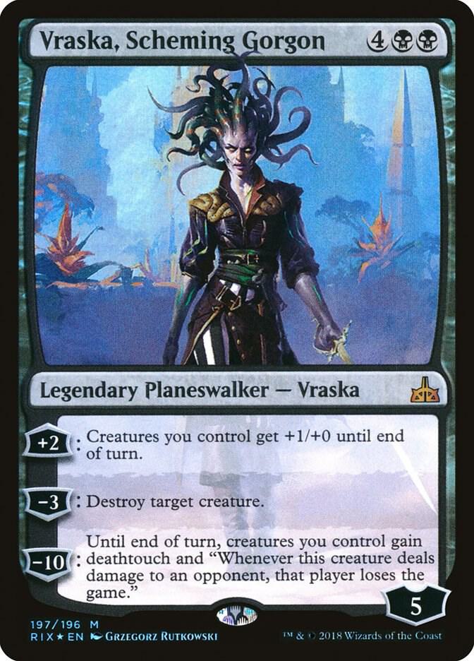 Vraska, Scheming Gorgon (197) [Rivals of Ixalan]