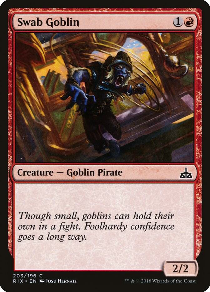 Swab Goblin (203) [Rivals of Ixalan]
