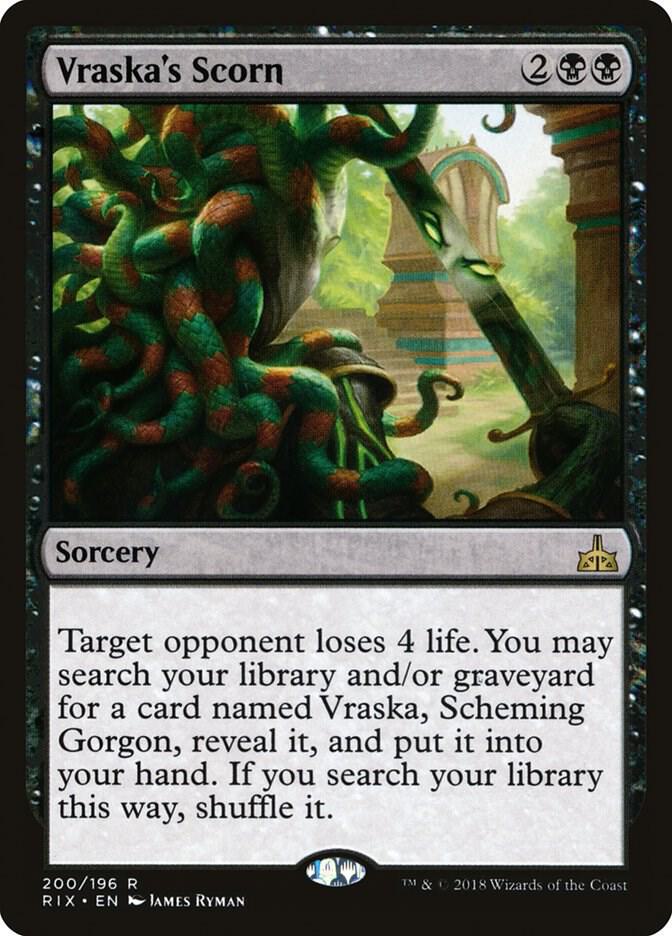 Vraska's Scorn (200) [Rivals of Ixalan]