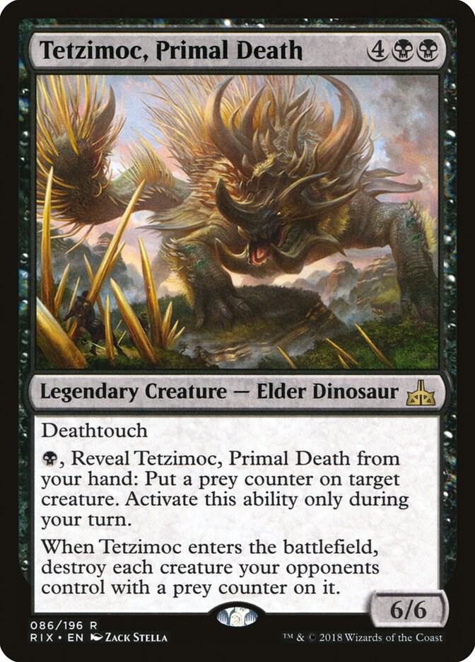 Tetzimoc, Primal Death (86) [Rivals of Ixalan]