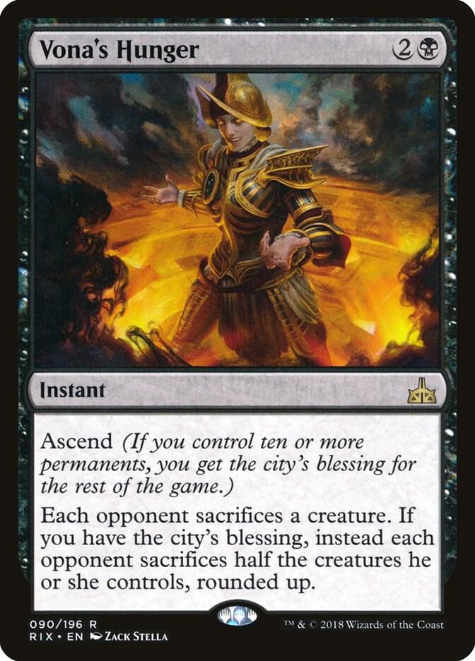 Vona's Hunger (90) [Rivals of Ixalan]