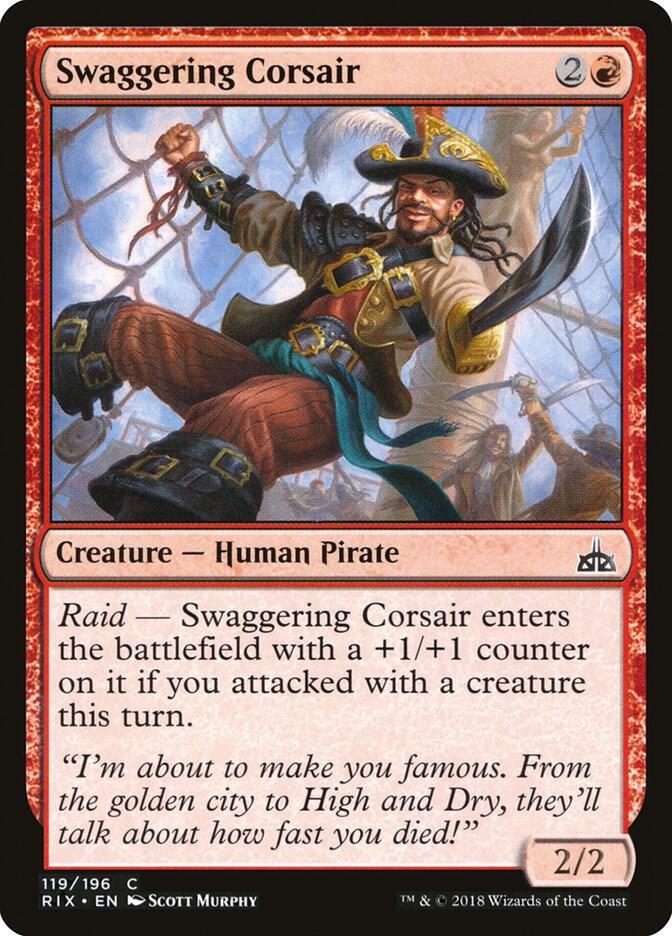Swaggering Corsair (119) [Rivals of Ixalan]