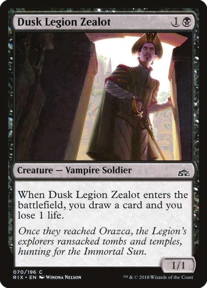 Dusk Legion Zealot (70) [Rivals of Ixalan]