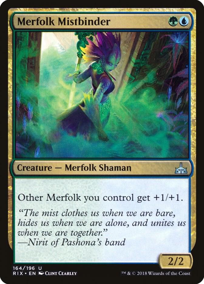 Merfolk Mistbinder (164) [Rivals of Ixalan]